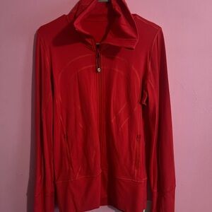 Lululemon red zip up jacket